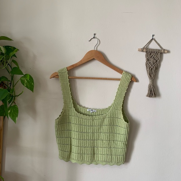 Reformation Tops - Reformation // Organic Cotton Crochet Crop